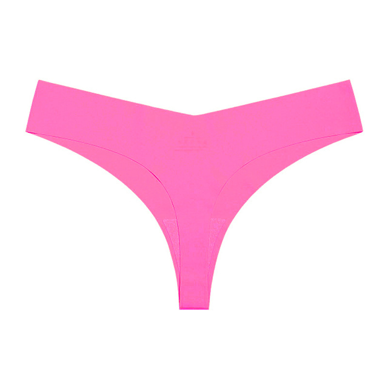 Picture of European and American Cross-border Pregnant Women's plus size Traceless Women's Underwear Class A Ice Silk Breathable Sports Low Waist Naked Briefs for Women