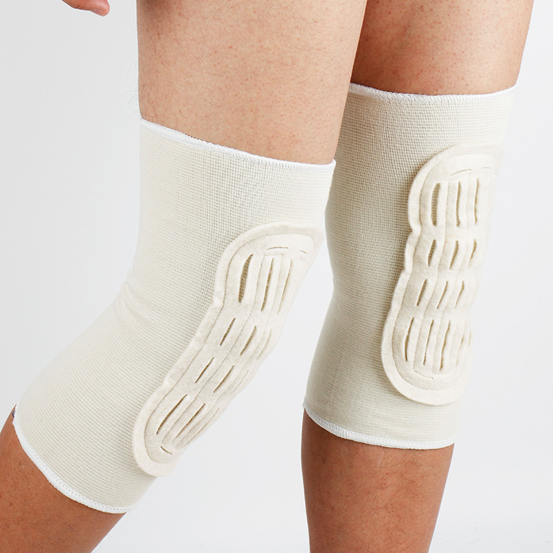 Autumn and winter knee pads lengthened thickened cashmere knee pads fitness sports thigh protection dance labor protection warm knee pads