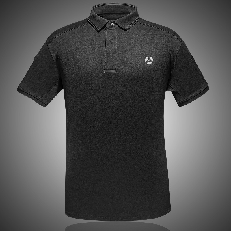 Picture of Mingpeng Outdoor Quick-drying Clothes Lapel Polo Shirt Short-sleeved Men's Sports Sweat Clothes Tactical T-shirt Physical Training Clothes