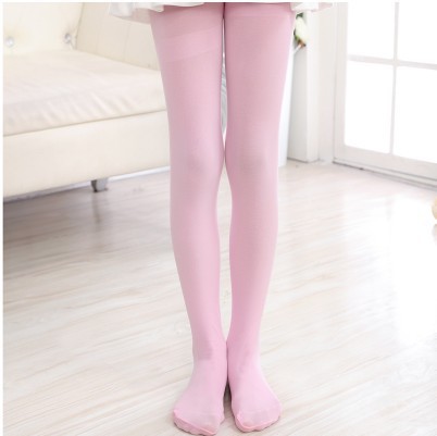 Picture of Wholesale children's autumn and winter fleece-lined thickened pantyhose generation hair girls dancing dragon claw hair white ballet dance socks