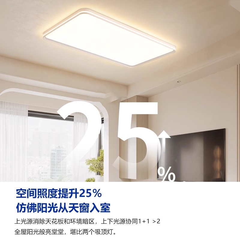 Picture of Preh Seamless Living Room Highlight Eye Protection Ceiling Lamp Modern Simple Full Spectrum Living Room Bedroom Study Main Lamp