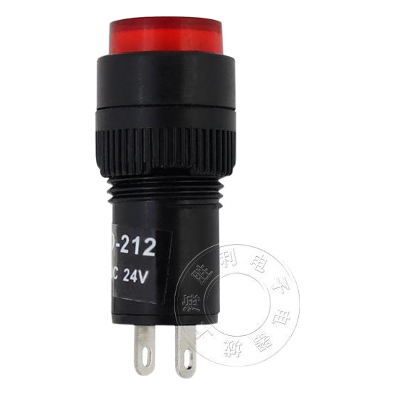 Nxd-211 Small Signal Light Indicator Light Opening 10mm Dc12V 24V Red, Yellow and Green Three-Color Led Bulb