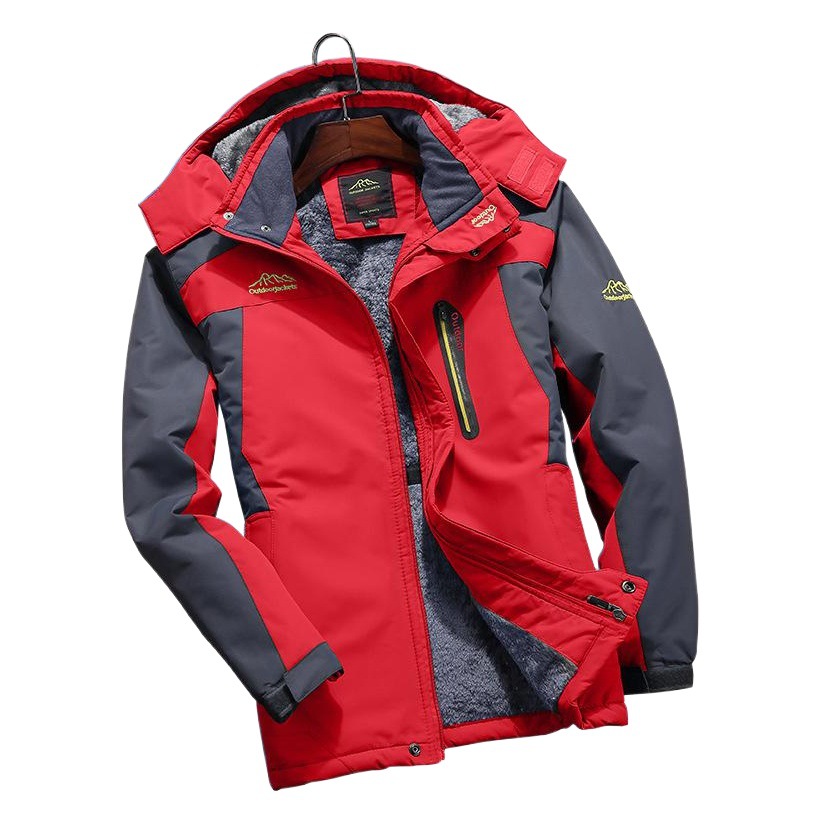 2025 Manufacturer Wholesale Winter Cotton Thickened Jacket Plus Velvet Warm and Windproof Outdoor Cotton Clothes for Middle-Aged and Elderly People