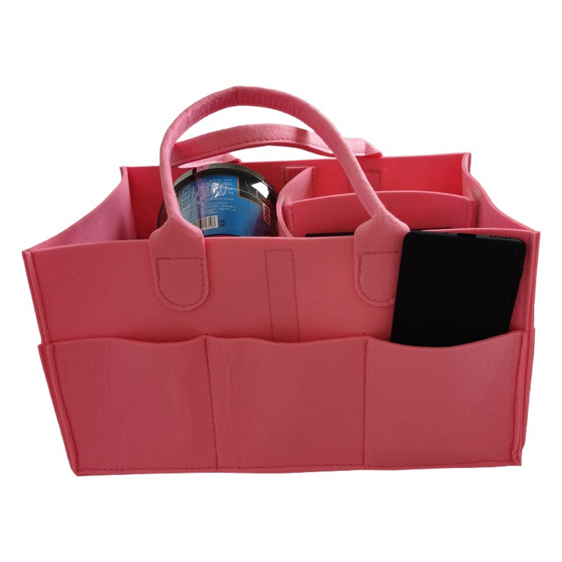Picture of Felt Diaper Bag Newborn Diaper Bag Mother and Baby Storage Bag Mommy Bag Travel Storage Bag Wool Felt