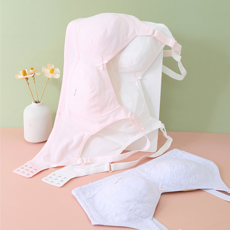 Picture of Girls' Underwear Developmental Small Vest Thin Pure Cotton Tube Top for Primary School Students Junior High School Senior high school Children Girls' Bra Summer