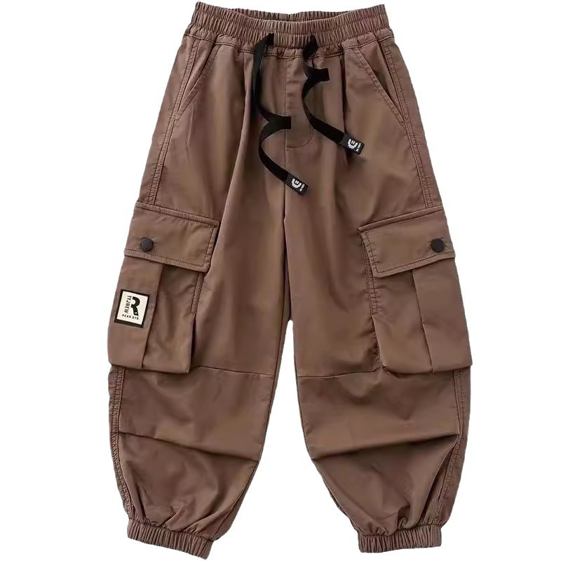 Picture of Girls' Cage Pants Spring and Autumn 2024 Children's Pants Children's Design Sense Autumn Pants Street Dance Casual Pants