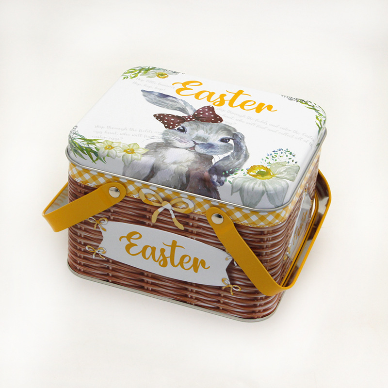 Picture of High-End Gift Jar Mid-Autumn Festival Suitcase Candy Cookie Tin Box Biscuit Box Mooncake Box Square Large Mid-Autumn Festival Gift Box