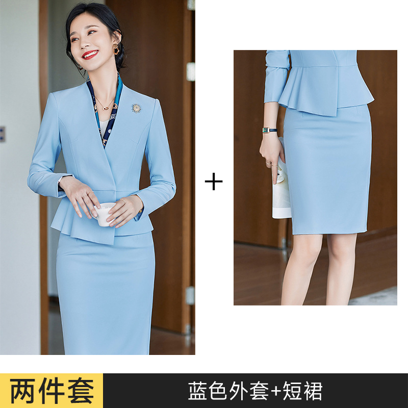 Picture of Professional Suit suit Women's Autumn and Winter High-end Temperament Fashion Manager Dress Suit Sales Department Jewelry Store Work Clothes