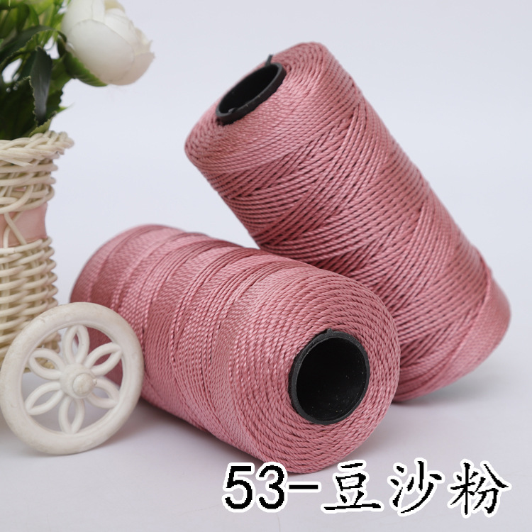 Picture of Three strands of nylon thread twine hook wire knitting hook hat shoes line car seat ice silk wool manufacturers wholesale