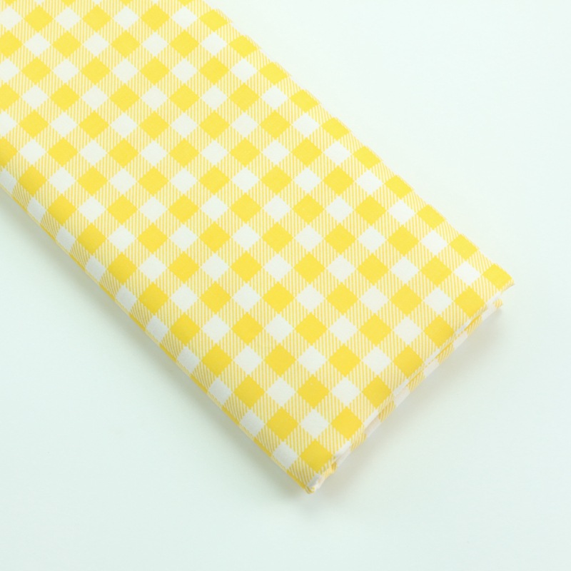 Picture of 8mm Color Plaid Cotton Printed Fabric Cotton Twill Fabric Home Textile Bedding Wrap Cotton Fabric