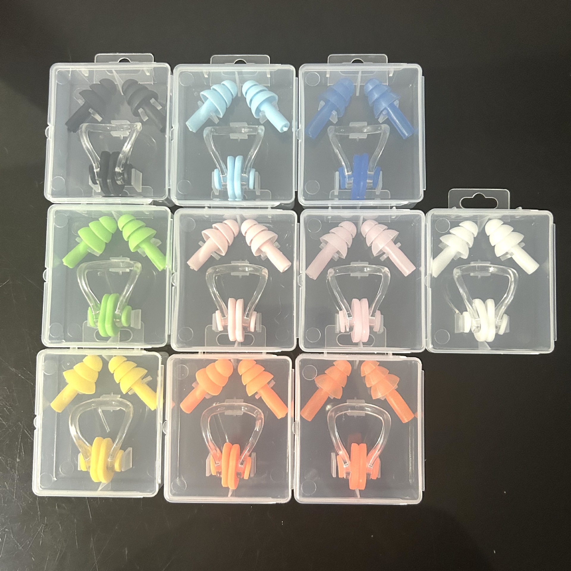 Picture of Nose Clip Earplugs Swimming Water Supplies Adult and Children Universal Set Soft Silicone Sports Waterproof Cross-Border Wholesale