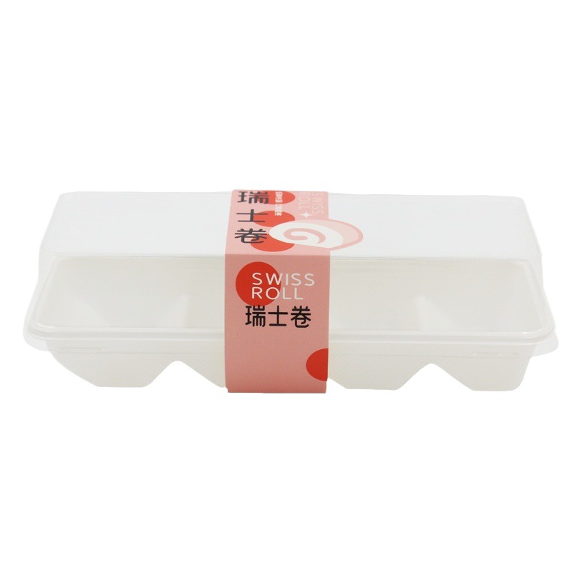 Internet Red Swiss Roll Box Dessert Packaging Box Swiss Roll Yang Zhi Ganlu Mei Long Honey Melon White Peach Coconut Cake Box