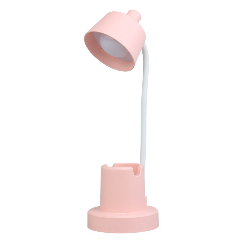 USB Rechargeable Foldable Eye-Protection Led Desk Lamp Study Gift Dormitory Desk Pen Holder Student Customizable Rechargeable