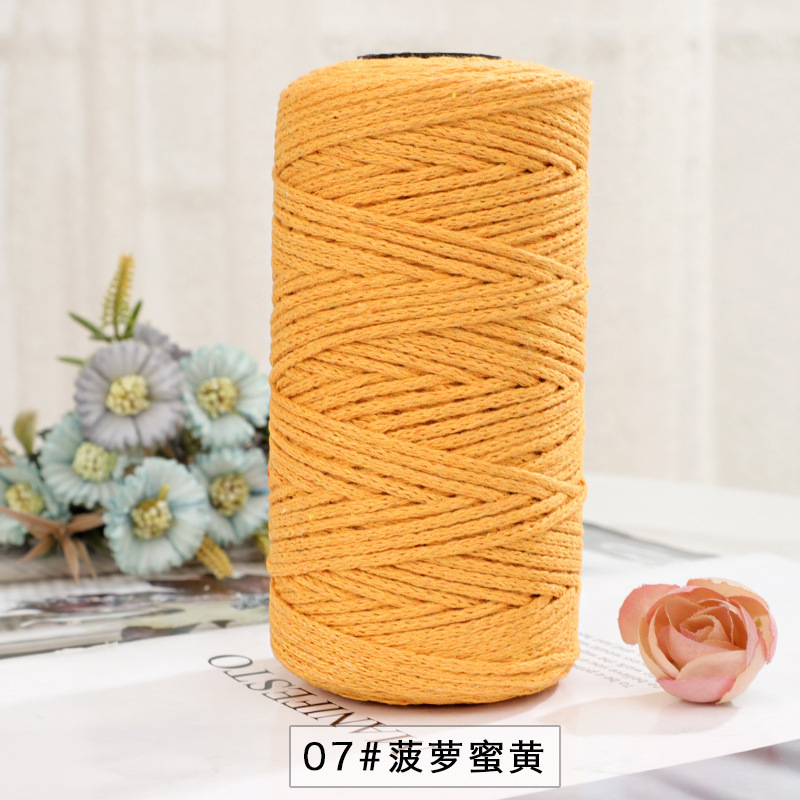 Picture of Explosions 2mm round strand hollow yarn European-style hook bag hollow Diy thread color multi-hand crochet collocation