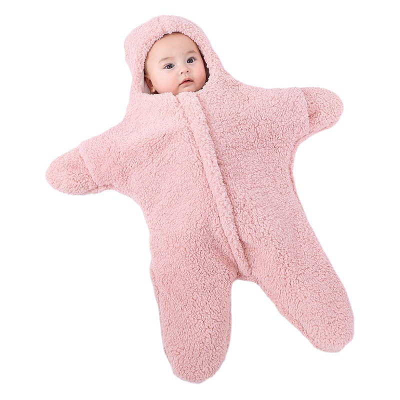 Bag Baby Newborn Thick Newborns Go Out with Quilt Sleeping Bag Dual-purpose Warm and Soft in Autumn and Winter
