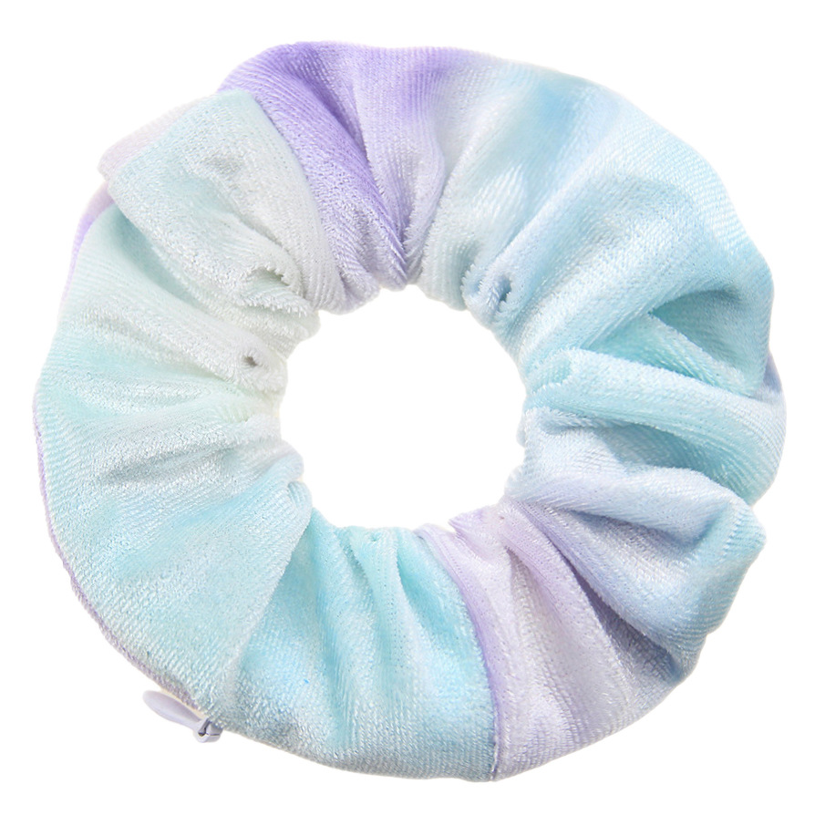 Picture of European and American Tie-Dye Korean Velvet Zipper Hair Band Cross-Border E-Commerce Amazon Aliexpress Headband Wholesale 46 Colors