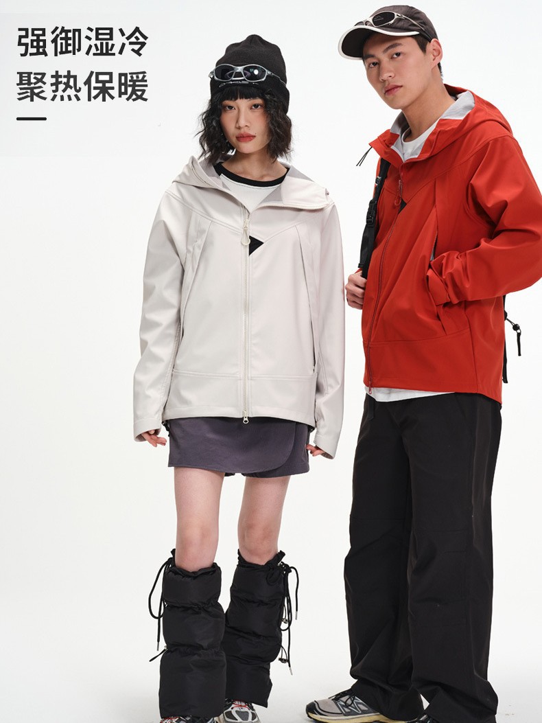 Bird Home Rushest Clothes Mountain Functional Outdoor Spring and Autumn Couples Windproof Waterproof Jacket Soft Shell Hooded Jacket