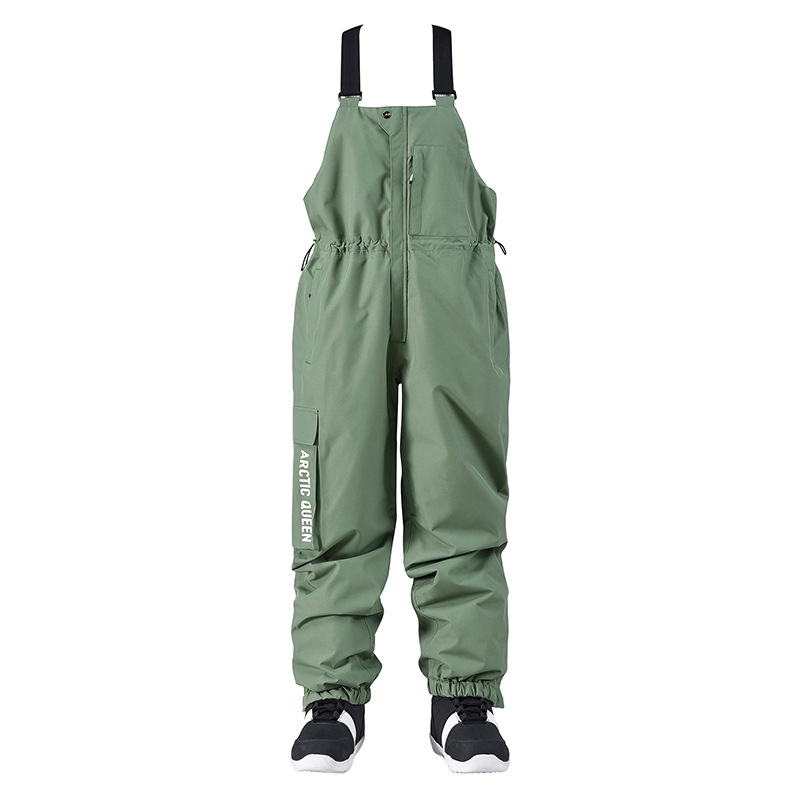 Picture of Ski suspenders for men and women OVER SIZE winter outdoor windproof snowboard pants one-body snow pants warm