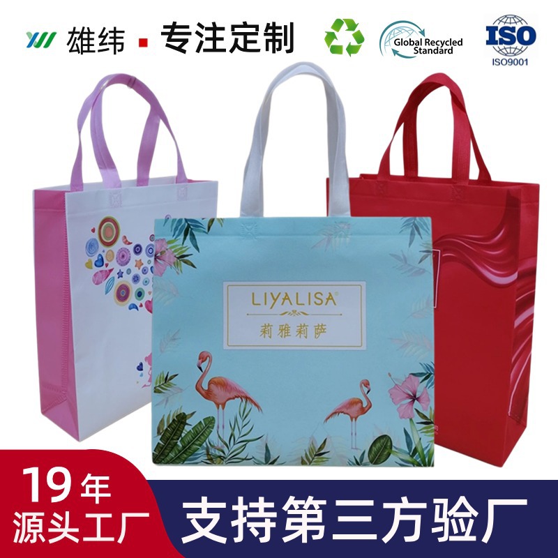 Environmentally Friendly Non-Woven Bags, Custom-Coated Clothing Store Non-Woven Shopping Bags, Non-Woven Handbags, High-End