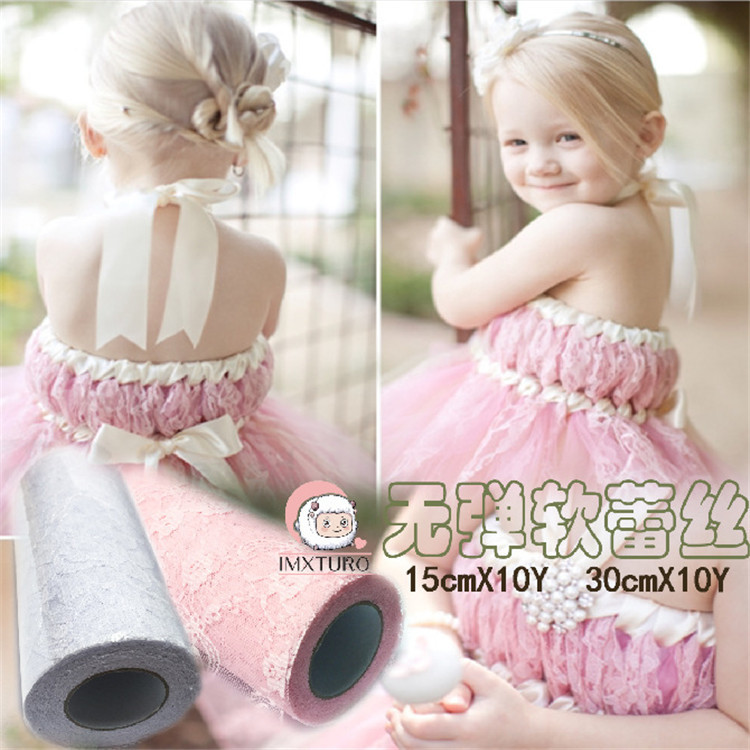 Lace Fabric Yarn Roll Tablecloth Table Runner ABG Wedding Party Decoration Supplies Mesh Fabric Decorative Hair