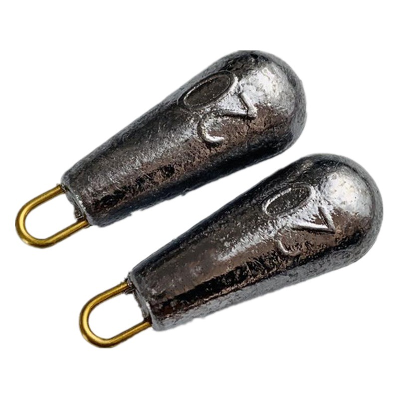 Junya fishing gear wholesale water drop-shaped lead pendant string hook lead pendant water drop lead pendant fishing gear accessories fishing gear products