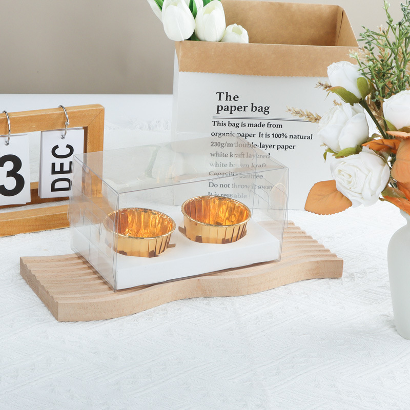 Picture of Spot transparent cup cake box 4 grain 6 grain 12 grain Maffen cup cupcake packaging box wholesale