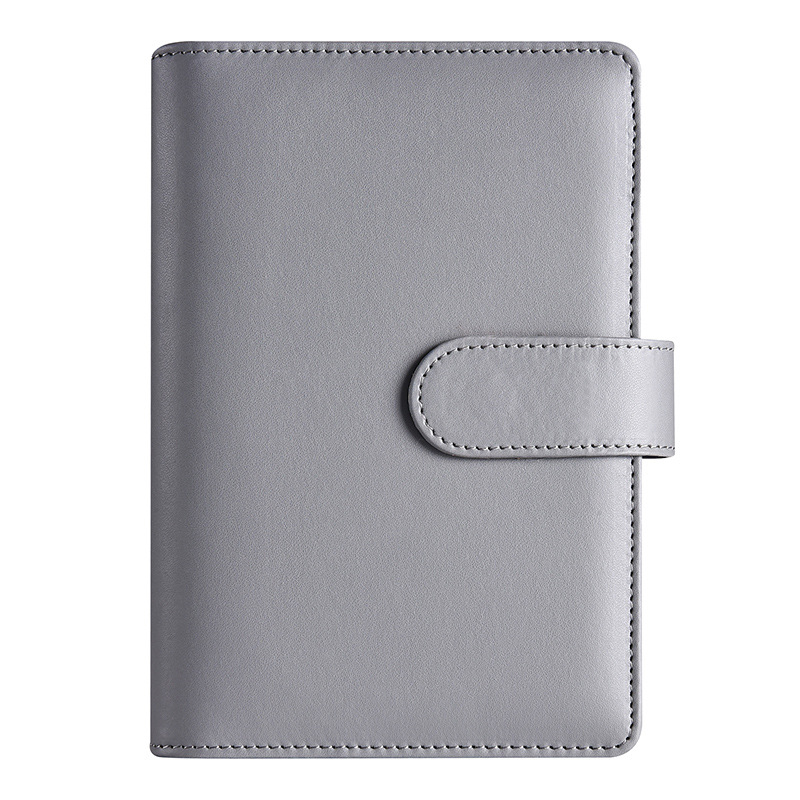 Picture of A6 Binder Cross-Border Creative Notebook Wholesale Zipper Bag Macaron Pu Leather Cash Budget Notebook