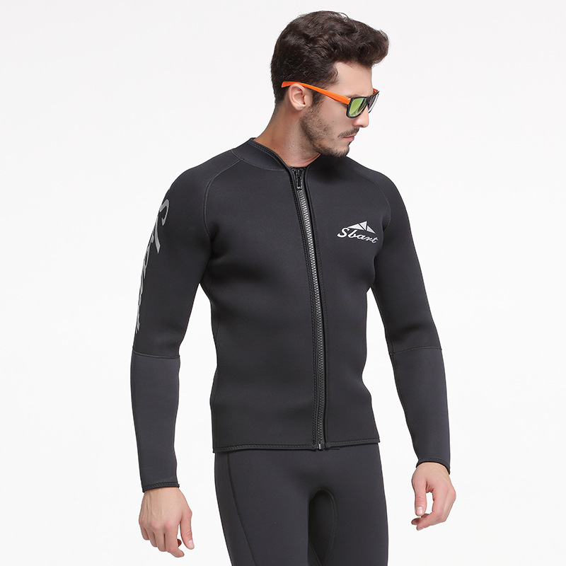 Picture of Sbart1.5Mm Wetsuit Split Diving Top Pants Men and Women Long-Sleeved Cold-Proof Sun Protection Surfing Suit Winter Swimsuit