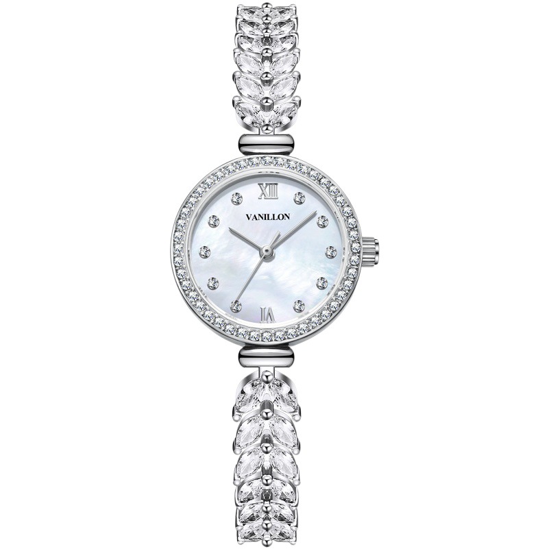 Women's Watch Mermaid Bracelet Watch Niche Alloy Watch Full Diamond Decoration Foreign Trade Explosions Waterproof Quartz Women's Watch