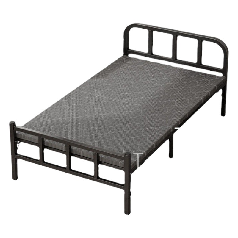 Picture of Single Office Nap Bed Rental Room Nap 1.2m Hard Plate Iron Frame Bed Multi-Functional Bed Foldableing Bed
