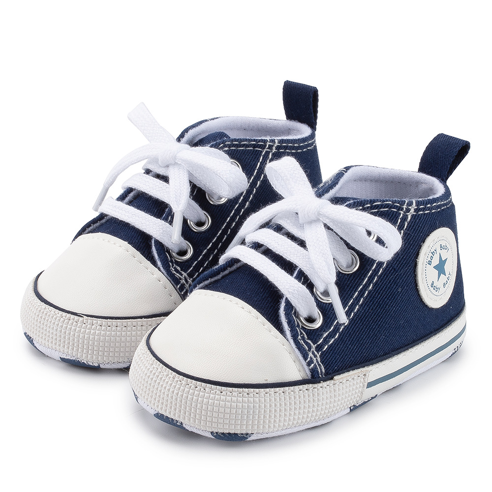Picture of Amazon popular baby shoes baby shoes classic canvas shoes children's shoes soft bottom toddler shoes baby shoes