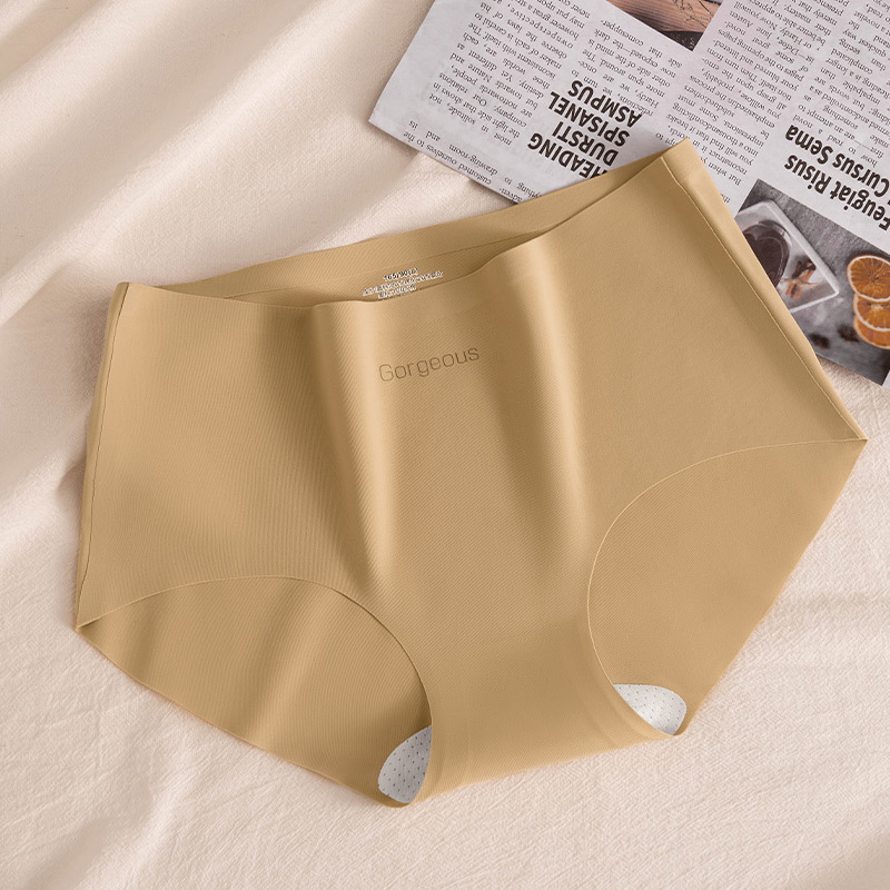 Picture of Baonasi Yoga Fitness Women's Underwear Mulberry Silk Antibacterial Crotch Non-Pinching Girls Mid-Waist Seamless Underwear
