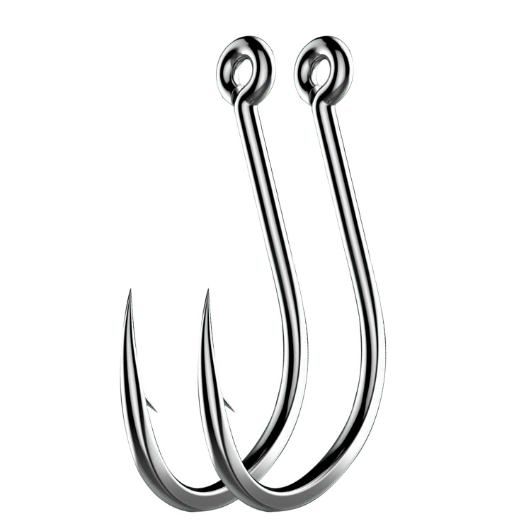 Picture of Tube pay Ishni barbed fishhook with ring with ring circle sea pole sea fishing string hook large bulk fishhook wholesale