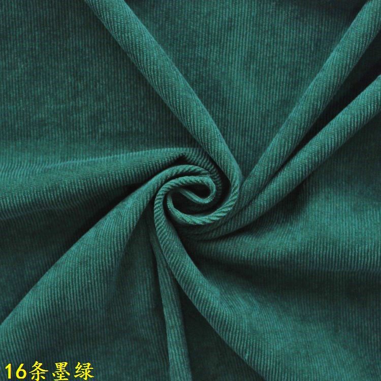 One-Shoulder Satchel Velvet Shoulder Corduroy Backpack Bag Can Be Composite Dark Green 16 Nylon Polyester Corduroy Cloth