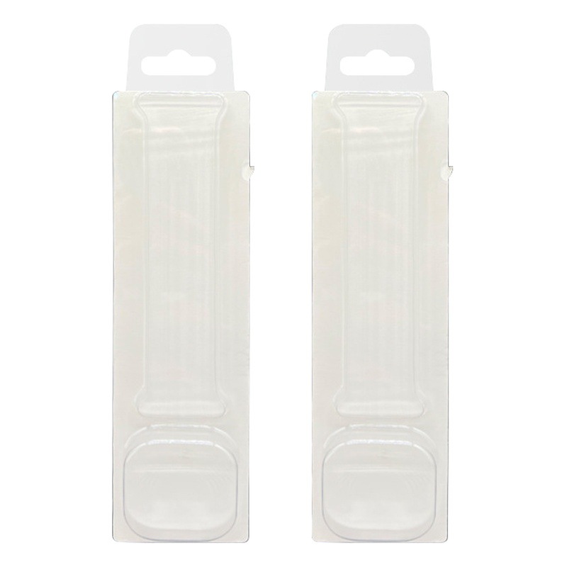 SOURCE Factory in stock supply PVC material blister two-in-one 49mm card case packaging strap packaging