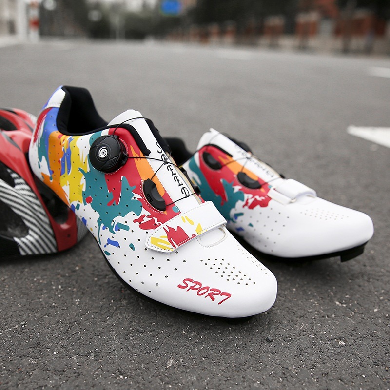 New Cycling Lock Shoes, Outdoor Cycling Booster Shoes, Casual Road Cycling Shoelaces, Lockable Cycling Shoes