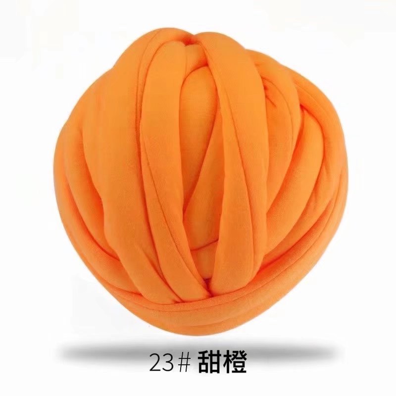 Picture of Heart-filled cotton coarse cotton fabric thread hand-woven blanket bag cat nest wool core-spun yarn thread machine-washed OHHIO new style