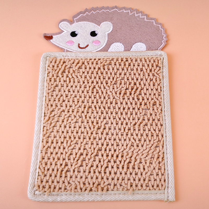Picture of Cross-Border Children's Sensory Mats, Early Childhood Education Teaching Aids, Animal Fur Texture Tactile Mats, Felt Animal Sensory Mats