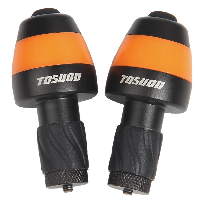 Cool riding sports bike handle plug light led intelligent steering warning light mountain bike handle plug light bicycle accessories
