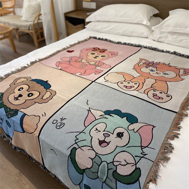 Picture of Cross-border World Famous Painting Line Blanket Casual Decorative Sofa Towel Blanket Tapery Carpet Bed End Blanket Table Top Decorative Cover Cloth