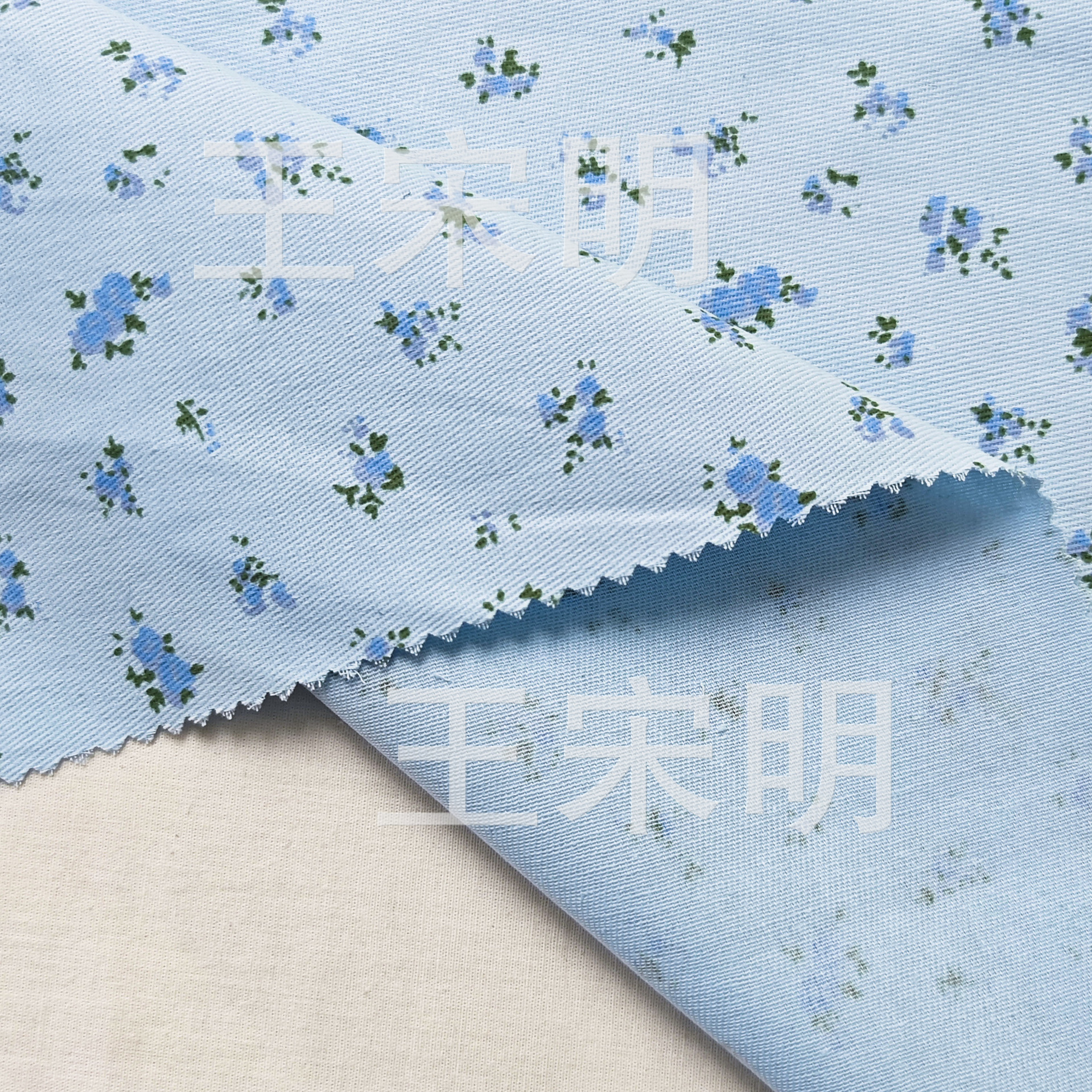 Picture of To ing woven twill sand card 10856 cotton printed small floral fabric coat jacket tablecloth pants wholesale