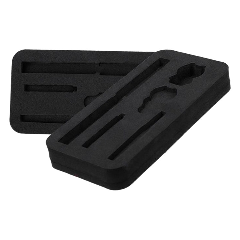 Black Eco-Friendly Eva Foam Molded Custom Pen Packaging Product with Special-Shaped Lining and Inner Support Made of Environmentally Friendly Material