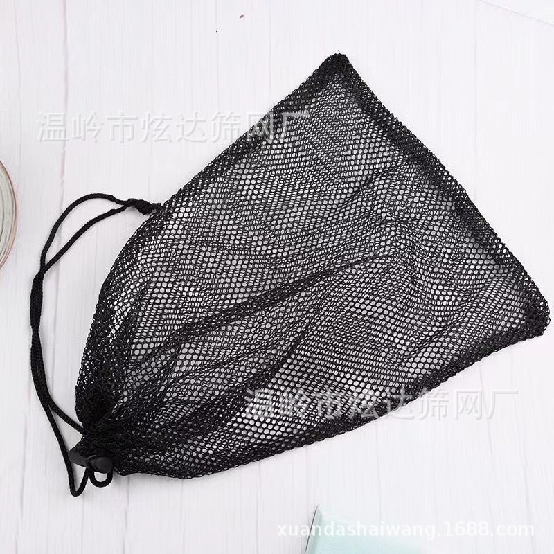 Factory in stock direct ordinary thin drawstring bag various sizes mesh bag can be fixed stitching bag