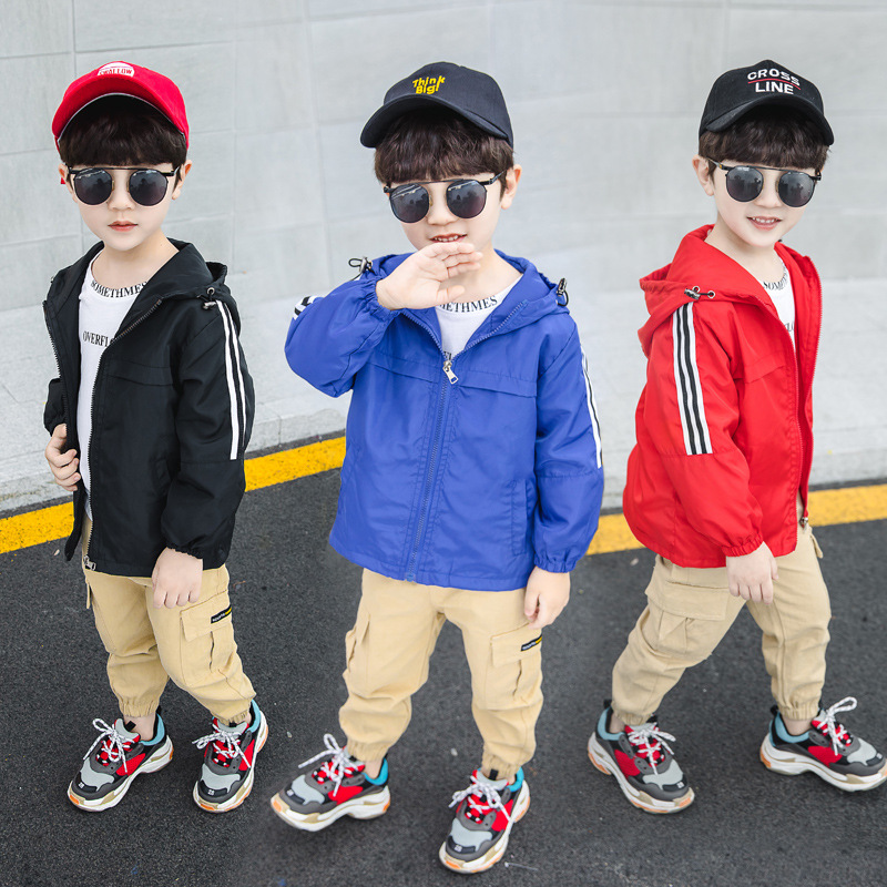 Picture of Boys' Jacket Autumn 2019 New Korean Jacket Children's Spring and Autumn Jacket Trendy Children's Clothing