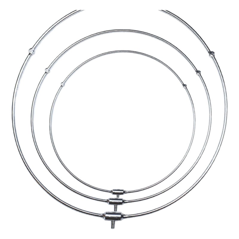 Stainless steel solid copy Net ring foldable ring one-piece non-folding ring fishing net head large copy net head fishing gear