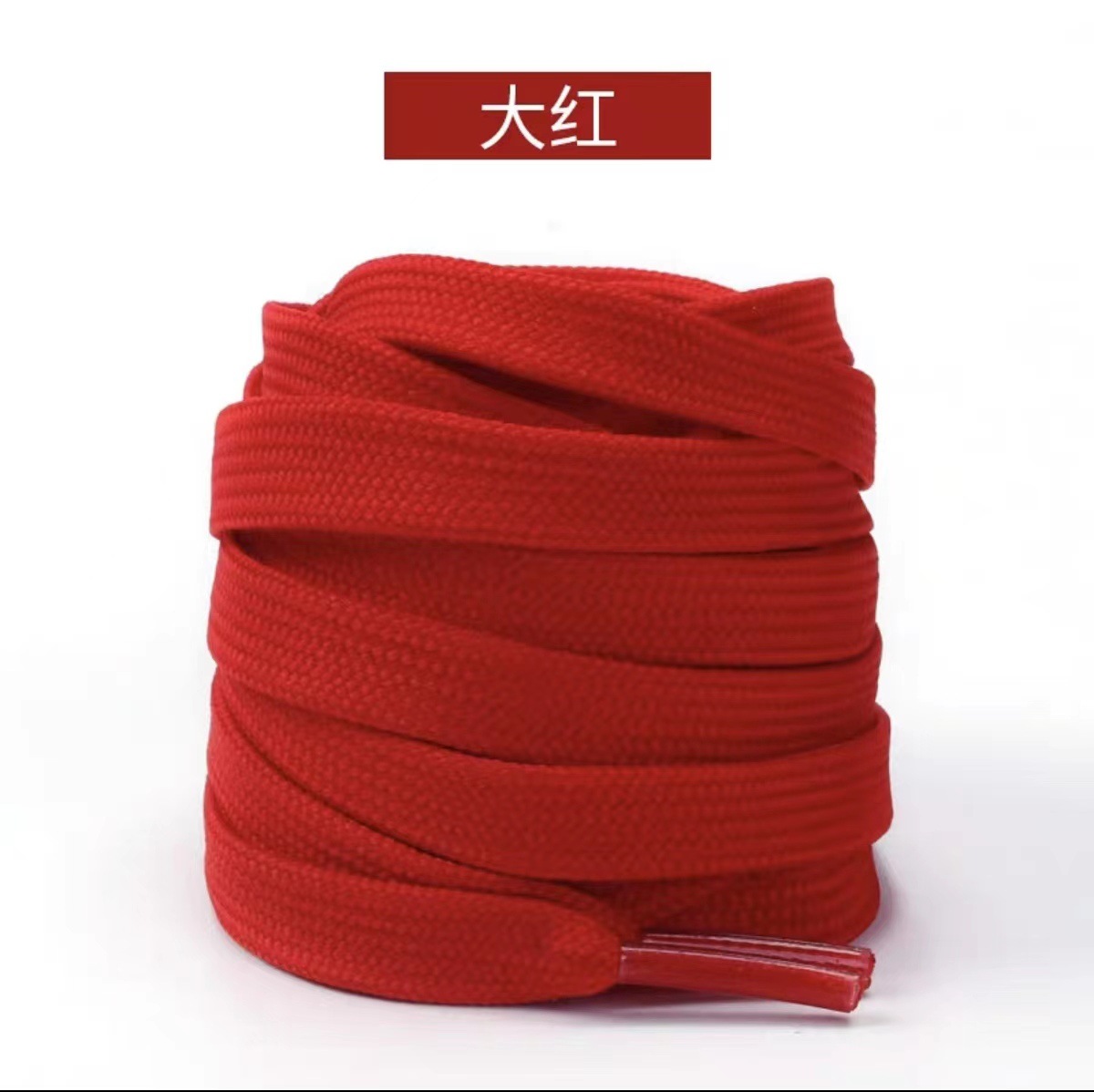 Picture of Shoelaces White Shoes Casual Shoelaces Flat Thickeneded Double Layer Fine Grain Shoelaces Ins Trendy White Pink Shoelaces Wholesale