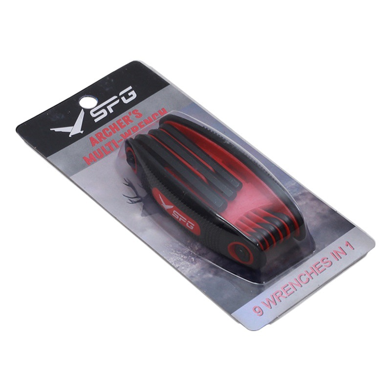Bow and Arrow hexagon adjustment bow inch wrench installation Arrow platform sight adjustment pounds disassembly and debugging nine-piece set