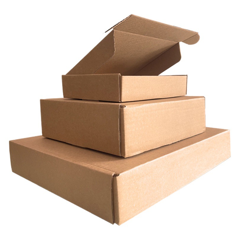 Express Packaging Box in Stock Mobile Phone Case, Flat Box, Clothing Packaging, Extra Hard Blank Paper Box, Airplane Box Plus Hard
