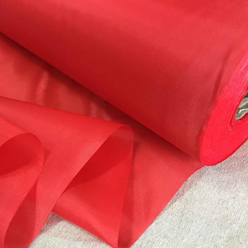47cm Wide Polyester Red Silk Red Cloth Red Silk Cloth Red Flower Cloth Cutting Ribbon Opening Wedding Celebration Cloth
