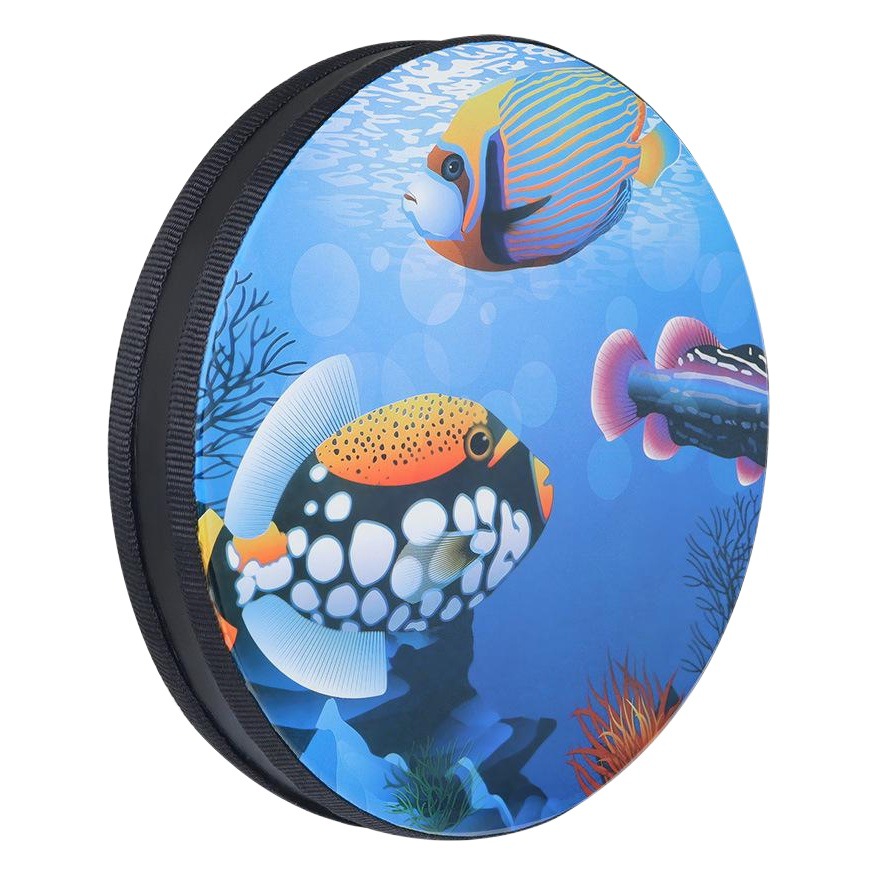 Orff Percussion 10 Inch Wave Drum Children's Music Early Education Ocean Drum Iron Sand Wave Sound Sea Drum Hand Drum